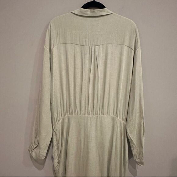 Anthropologie Cream Midi Dress - Picture 9 of 12